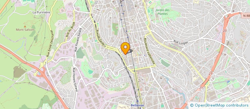 localisation de l'entreprise MONSIEUR CHRISTNEL JEAN-FRANCOIS  SAINT-ETIENNE