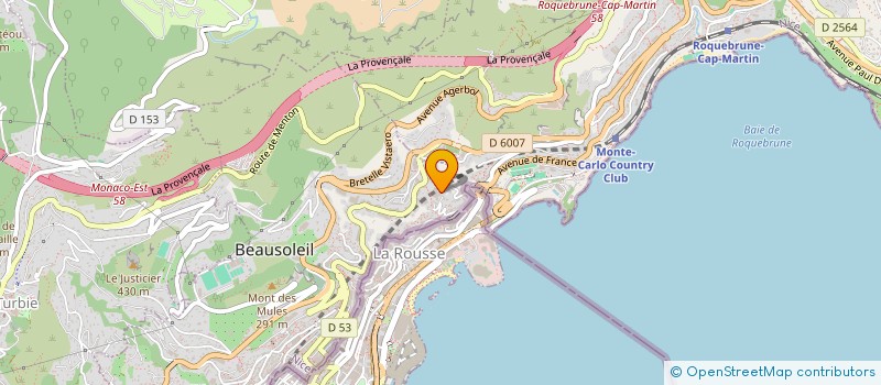 localisation de l'entreprise MONSIEUR CHRISTO BOUTZAR  BEAUSOLEIL