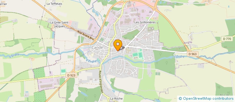 localisation de l'entreprise MONSIEUR CHRISTO GUINGAN à VALLONS-DE-L'ERDRE