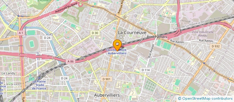 localisation de l'entreprise MONSIEUR CHRISTO SHAO à LA COURNEUVE