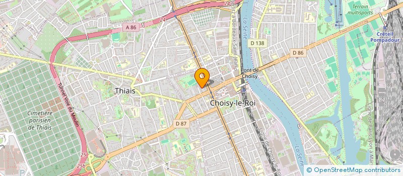 localisation de l'entreprise MONSIEUR CHRISTOPE THOORIS  CHOISY-LE-ROI