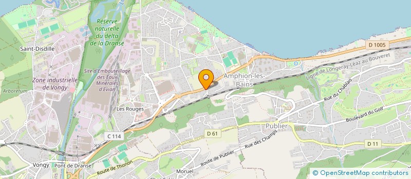 localisation de l'entreprise MONSIEUR CHRISTOPH BARRAS  PUBLIER