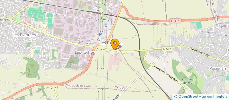 localisation de l'entreprise MONSIEUR CHRISTOPH HOFFMANN  MEYZIEU