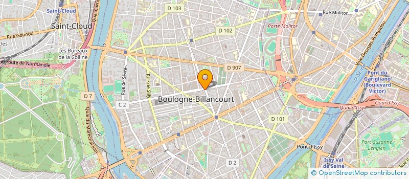 localisation de l'entreprise MONSIEUR CHRISTOPH WAGNER à BOULOGNE-BILLANCOURT