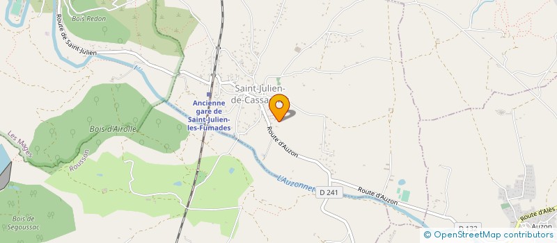 localisation de l'entreprise MONSIEUR CHRISTOPHE ABRIAL  ALLEGRE-LES-FUMADES