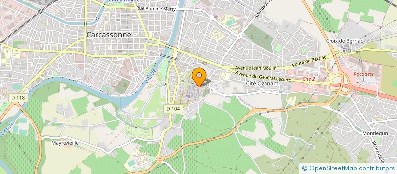 localisation de l'entreprise MONSIEUR CHRISTOPHE ACHER  CARCASSONNE