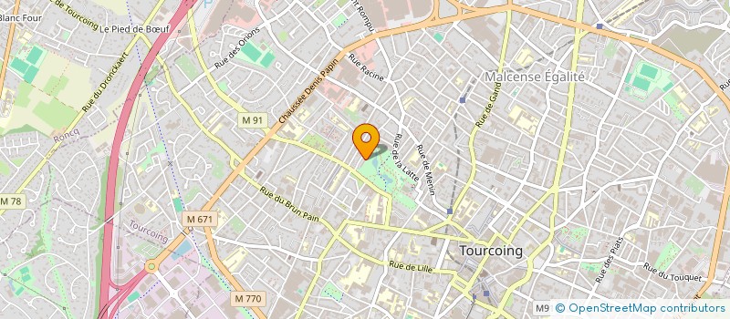 localisation de l'entreprise MONSIEUR CHRISTOPHE ACHTE  TOURCOING