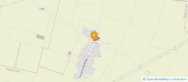 localisation de l'entreprise MONSIEUR CHRISTOPHE ADAM à ORIGNY-LE-SEC