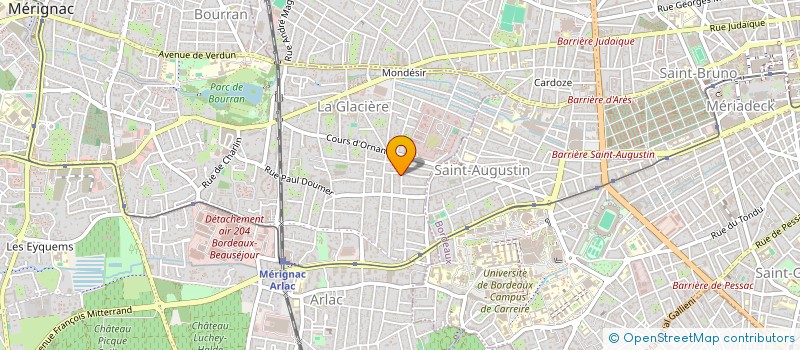 localisation de l'entreprise MONSIEUR CHRISTOPHE ADAM  MERIGNAC