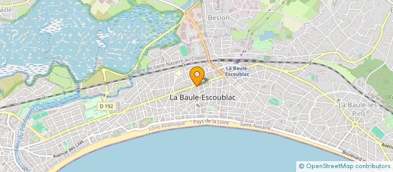 localisation de l'entreprise MONSIEUR CHRISTOPHE ADAM à LA BAULE-ESCOUBLAC