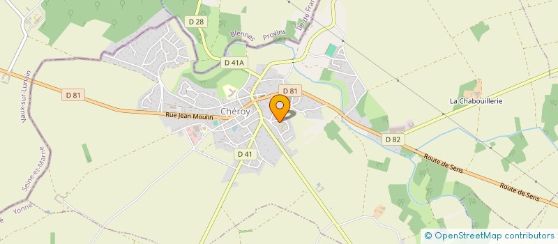 localisation de l'entreprise MONSIEUR CHRISTOPHE ADAM  CHEROY