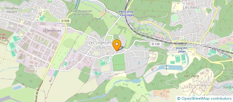 localisation de l'entreprise MONSIEUR CHRISTOPHE ADDA  LES LOGES-EN-JOSAS