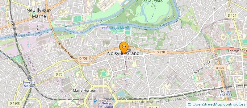 localisation de l'entreprise MONSIEUR CHRISTOPHE ADELAIDE  NOISY-LE-GRAND