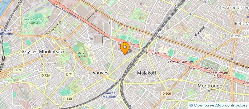 localisation de l'entreprise MONSIEUR CHRISTOPHE ADJEMOUT  VANVES