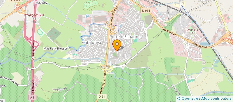 localisation de l'entreprise MONSIEUR CHRISTOPHE AFONSO  PERPIGNAN