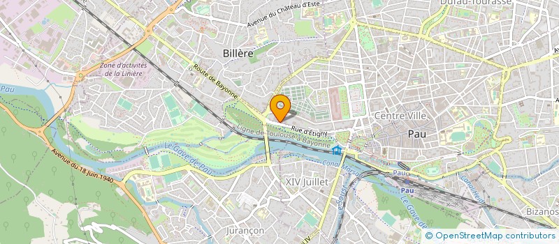localisation de l'entreprise MONSIEUR CHRISTOPHE AGNOLUTTO à PAU