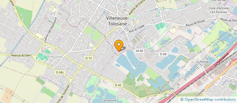 localisation de l'entreprise MONSIEUR CHRISTOPHE AJAS  VILLENEUVE-TOLOSANE