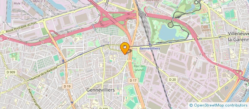 localisation de l'entreprise MONSIEUR CHRISTOPHE ALAIN CHAMPION à GENNEVILLIERS
