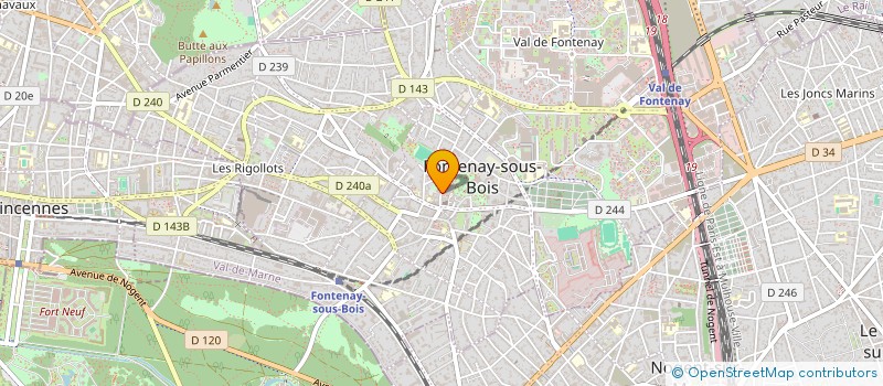 localisation de l'entreprise MONSIEUR CHRISTOPHE ALAMANDOVIC à FONTENAY-SOUS-BOIS