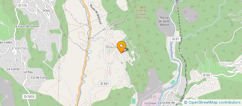 localisation de l'entreprise MONSIEUR CHRISTOPHE ALAMEL  BLAUSASC