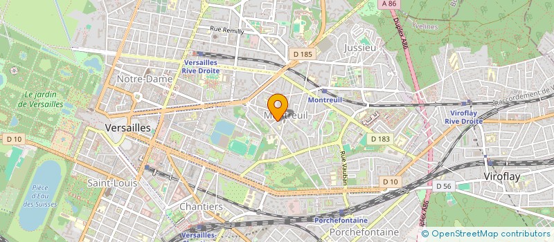 localisation de l'entreprise MONSIEUR CHRISTOPHE ALBERT à VERSAILLES