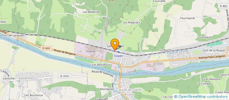 localisation de l'entreprise MONSIEUR CHRISTOPHE ALCANTARA  LALINDE