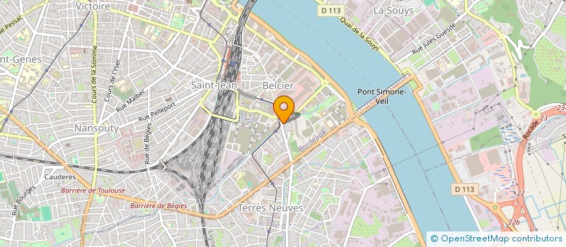 localisation de l'entreprise MONSIEUR CHRISTOPHE ALEXANDRE  BORDEAUX