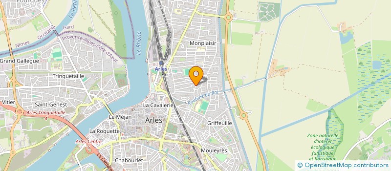 localisation de l'entreprise MONSIEUR CHRISTOPHE ALGLAVE à ARLES