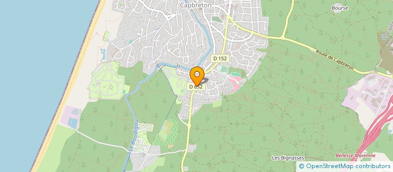 localisation de l'entreprise MONSIEUR CHRISTOPHE ALLADIO  CAPBRETON