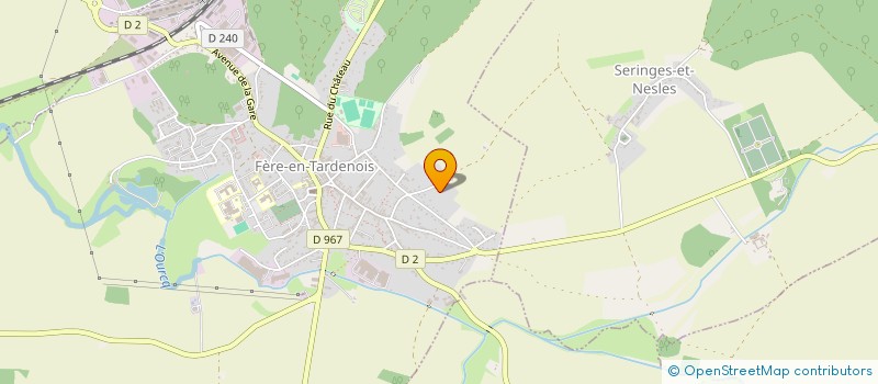 localisation de l'entreprise MONSIEUR CHRISTOPHE ALLART  CRAMAILLE