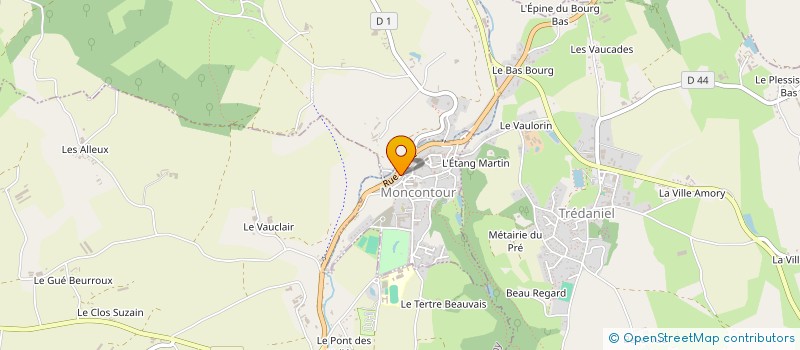localisation de l'entreprise MONSIEUR CHRISTOPHE ALLIAUME à MONCONTOUR