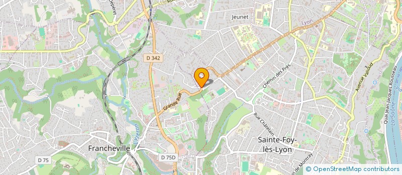 localisation de l'entreprise MONSIEUR CHRISTOPHE ALLIOUD à SAINTE-FOY-LES-LYON