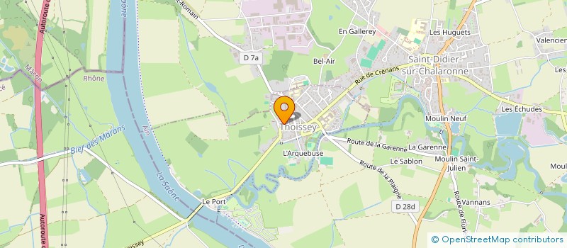 localisation de l'entreprise MONSIEUR CHRISTOPHE ALOUACHE  THOISSEY