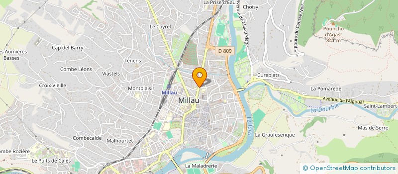 localisation de l'entreprise MONSIEUR CHRISTOPHE ALRIC  SAINT-PIERRE-DES-TRIPIERS