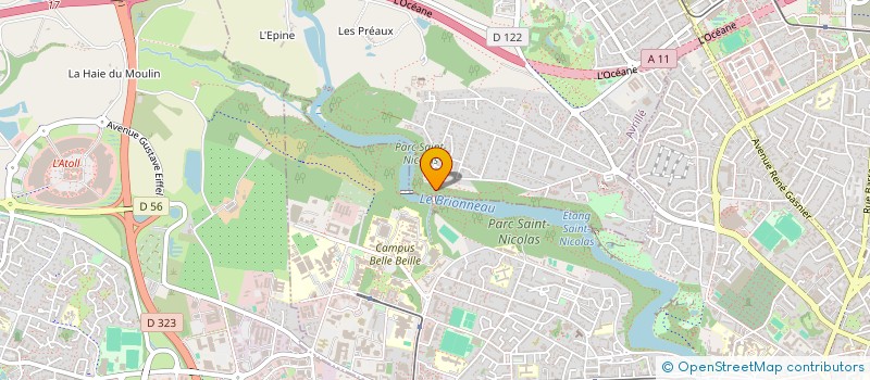 localisation de l'entreprise MONSIEUR CHRISTOPHE ALTAYRAC  AVRILLE