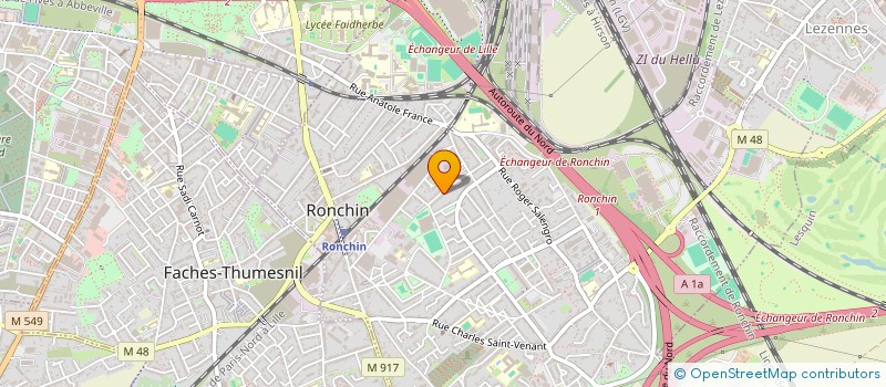 localisation de l'entreprise MONSIEUR CHRISTOPHE ALVARESSE  RONCHIN