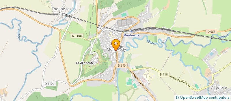 localisation de l'entreprise MONSIEUR CHRISTOPHE ALVES à MONTMEDY