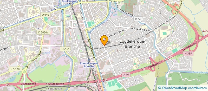 localisation de l'entreprise MONSIEUR CHRISTOPHE AMAGAT  COUDEKERQUE-BRANCHE