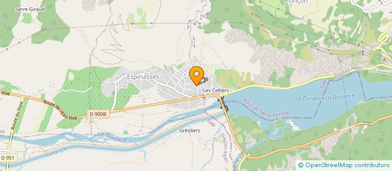 localisation de l'entreprise MONSIEUR CHRISTOPHE AMANS  ESPINASSES