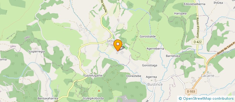 localisation de l'entreprise MONSIEUR CHRISTOPHE AMESTOY  JAXU