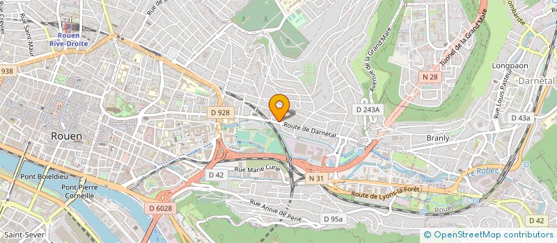 localisation de l'entreprise MONSIEUR CHRISTOPHE AMILHAT  ROUEN