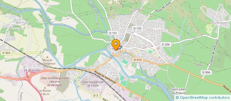 localisation de l'entreprise MONSIEUR CHRISTOPHE AMMOUR  TREBES