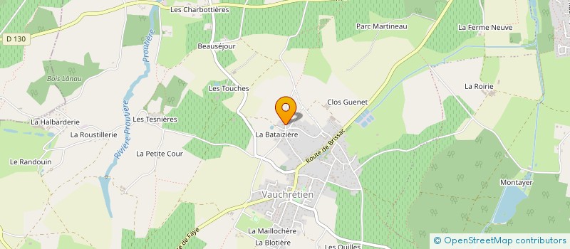 localisation de l'entreprise MONSIEUR CHRISTOPHE ANDRAULT à BRISSAC LOIRE AUBANCE