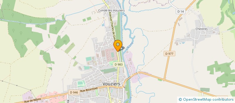 localisation de l'entreprise MONSIEUR CHRISTOPHE ANDRE  VOUZIERS