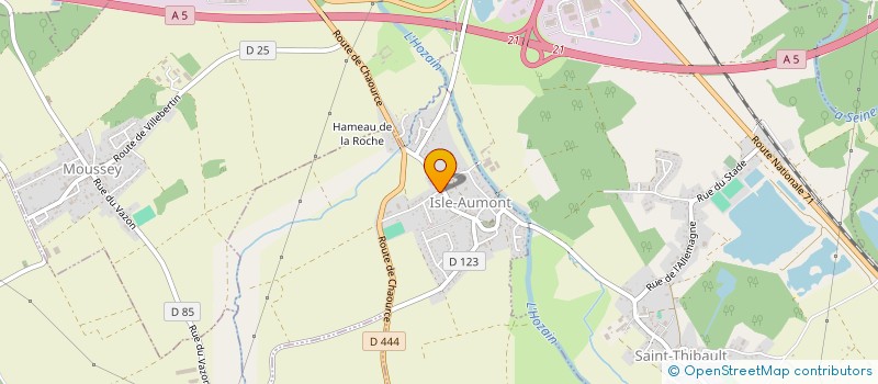 localisation de l'entreprise MONSIEUR CHRISTOPHE ANDRE  ISLE-AUMONT