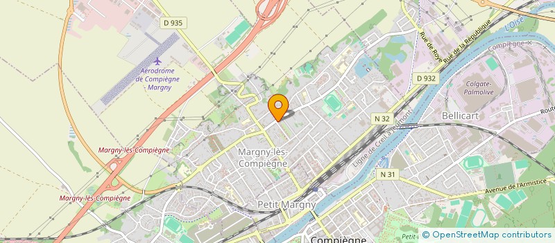 localisation de l'entreprise MONSIEUR CHRISTOPHE ANDRE DUREZ  MARGNY-LES-COMPIEGNE