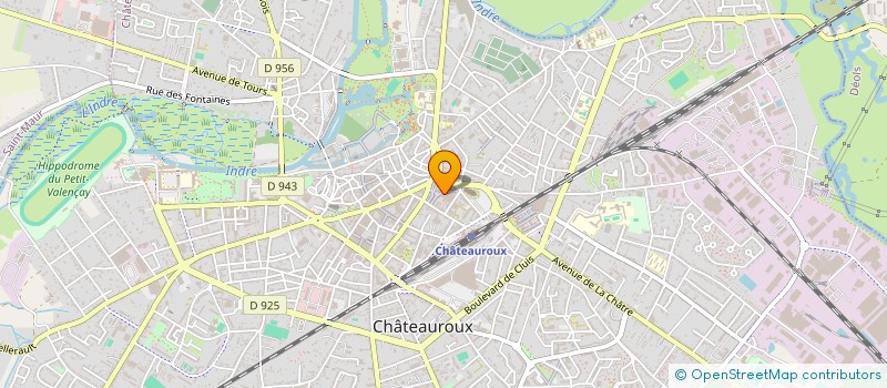 localisation de l'entreprise MONSIEUR CHRISTOPHE ANDRE LECOMTE à CHATEAUROUX