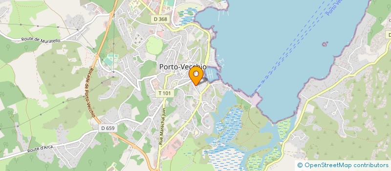 localisation de l'entreprise MONSIEUR CHRISTOPHE ANDRIETTI à PORTO-VECCHIO