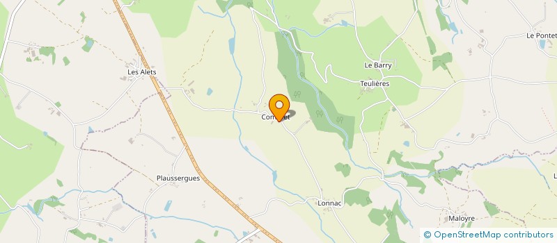 localisation de l'entreprise MONSIEUR CHRISTOPHE ANDURAND  LE BAS SEGALA