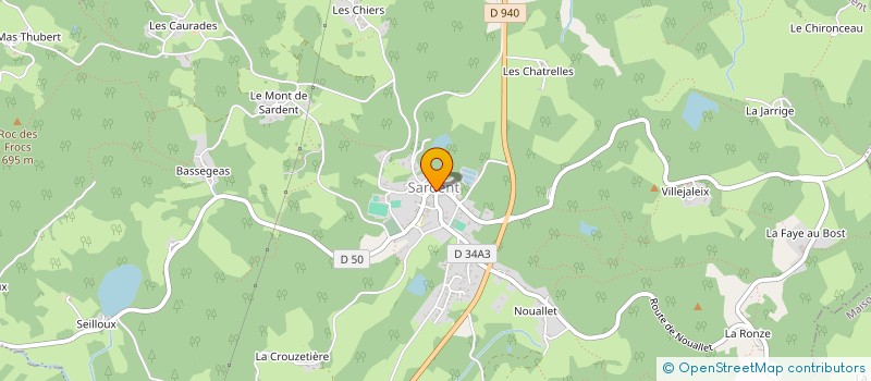 localisation de l'entreprise MONSIEUR CHRISTOPHE ANGELINI à SARDENT